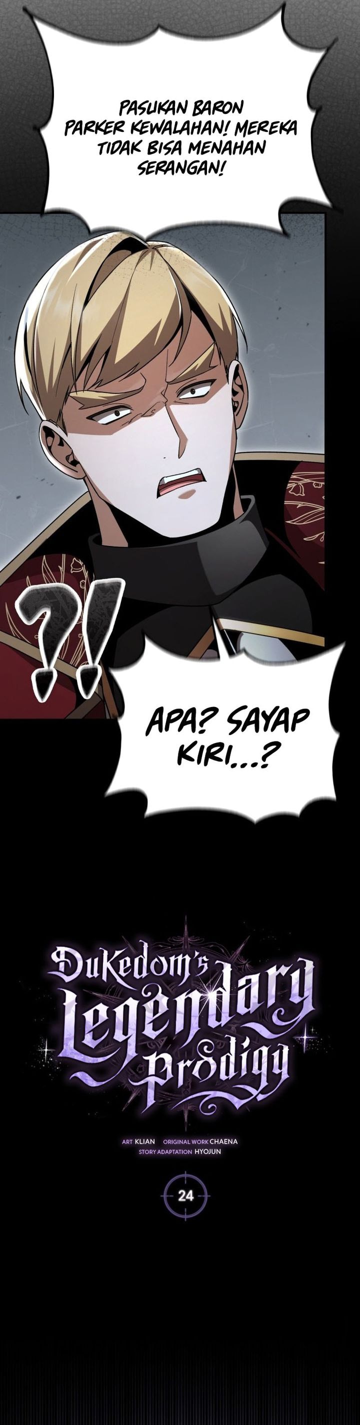 Dukedome’s Legendary Prodigy Chapter 24 Bahasa Indonesia