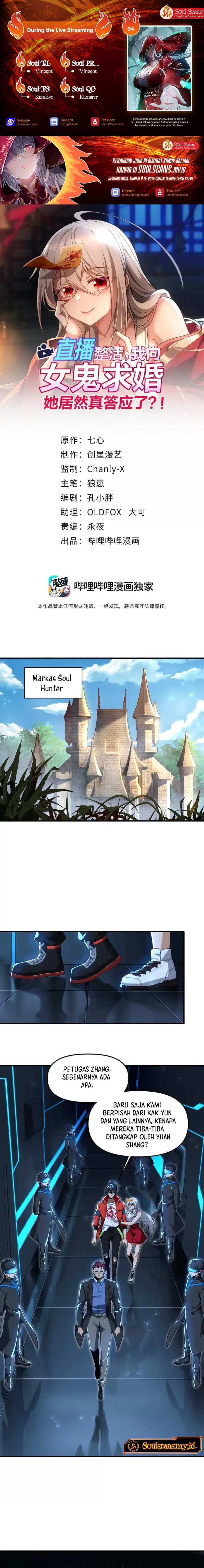 During The Live Streaming, I Proposed To A Female Ghost Chapter 94 Bahasa Indonesia