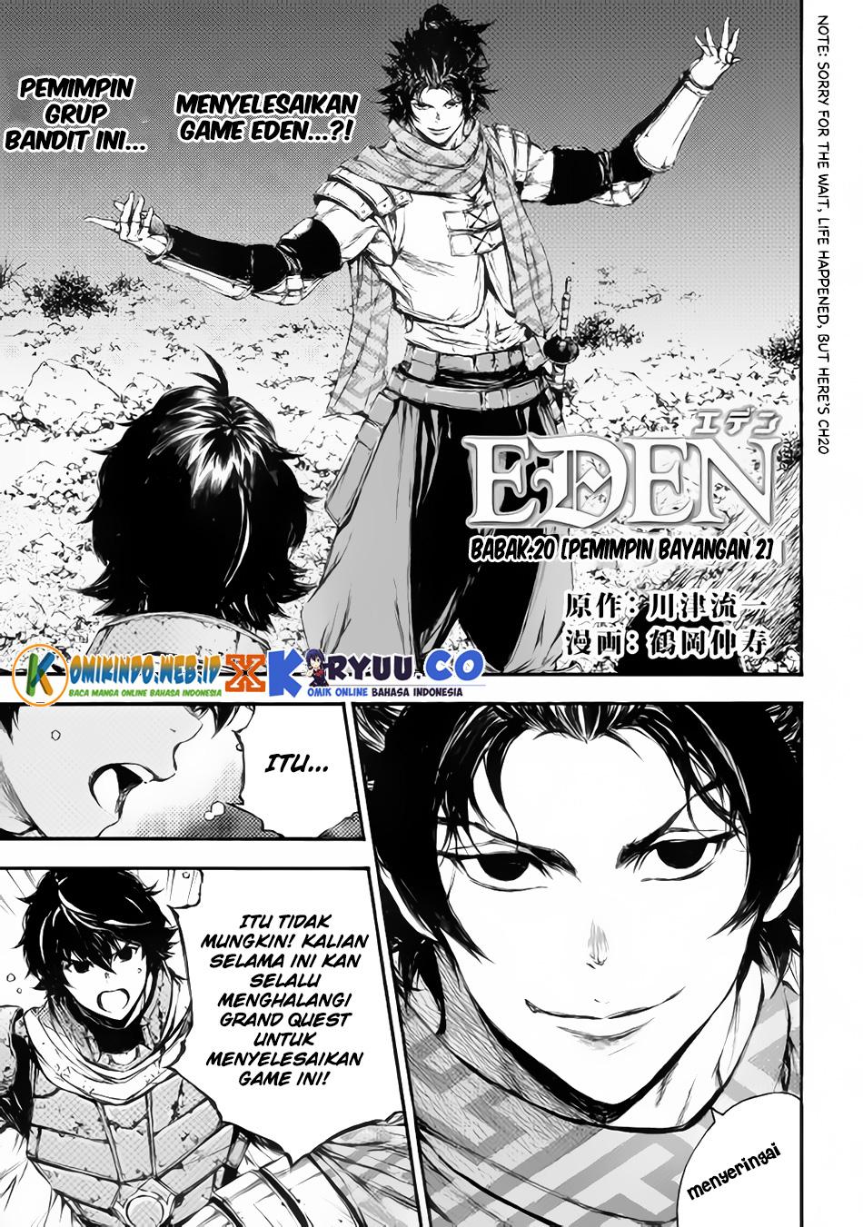 Eden (TSURUOKA Nobuhisa) Chapter 20 Bahasa Indonesia