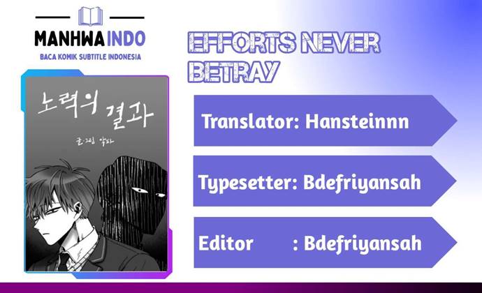 Efforts Never Betray chapter 26