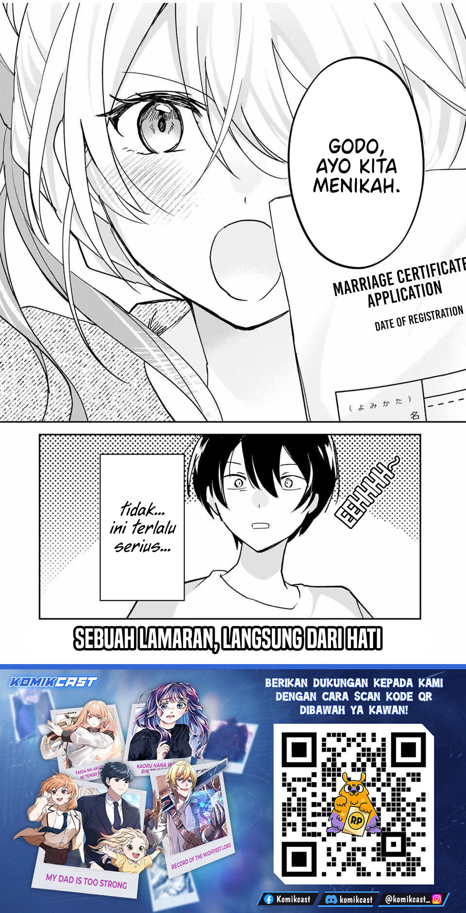 Eiyuu to Majo no Tensei Rabu Kome Chapter 28 Bahasa Indonesia