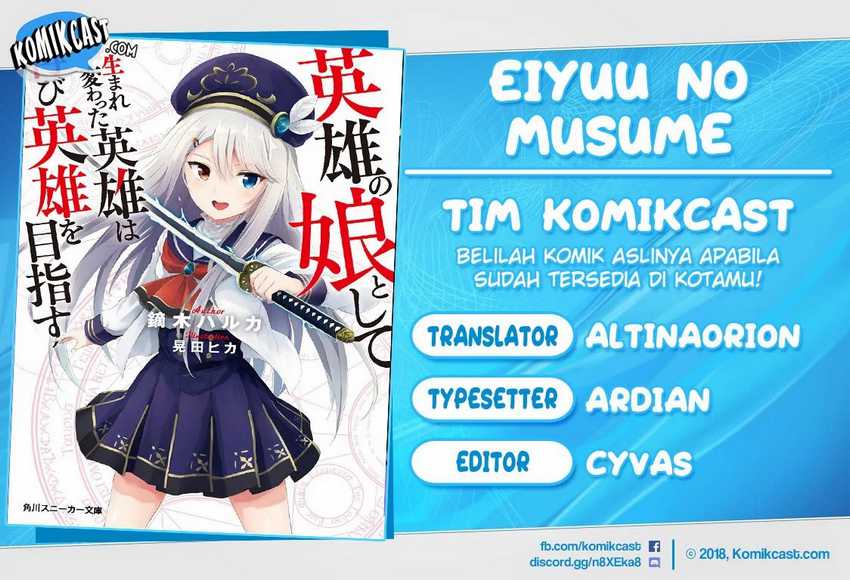 Eiyū no Musume to Shite Umarekawatta Eiyū wa Futatabi Eiyū o Mezasu Chapter 03.1 Bahasa Indonesia