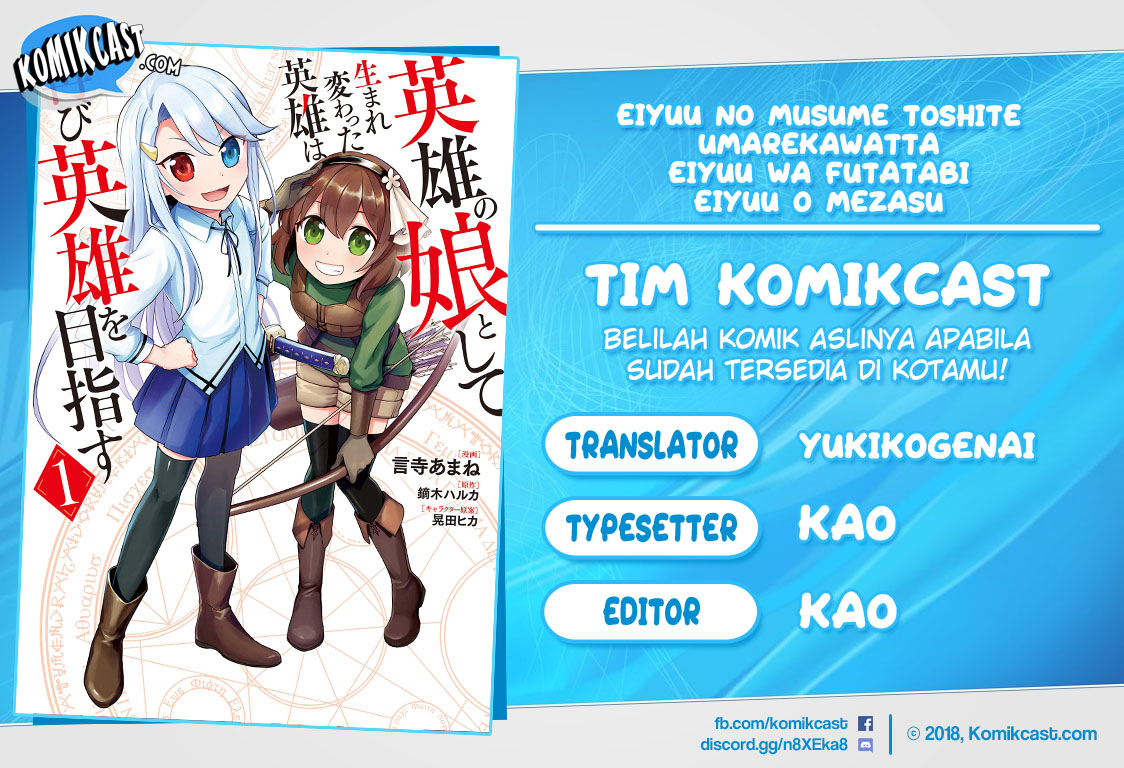 Eiyū no Musume to Shite Umarekawatta Eiyū wa Futatabi Eiyū o Mezasu Chapter 13.2 Bahasa Indonesia