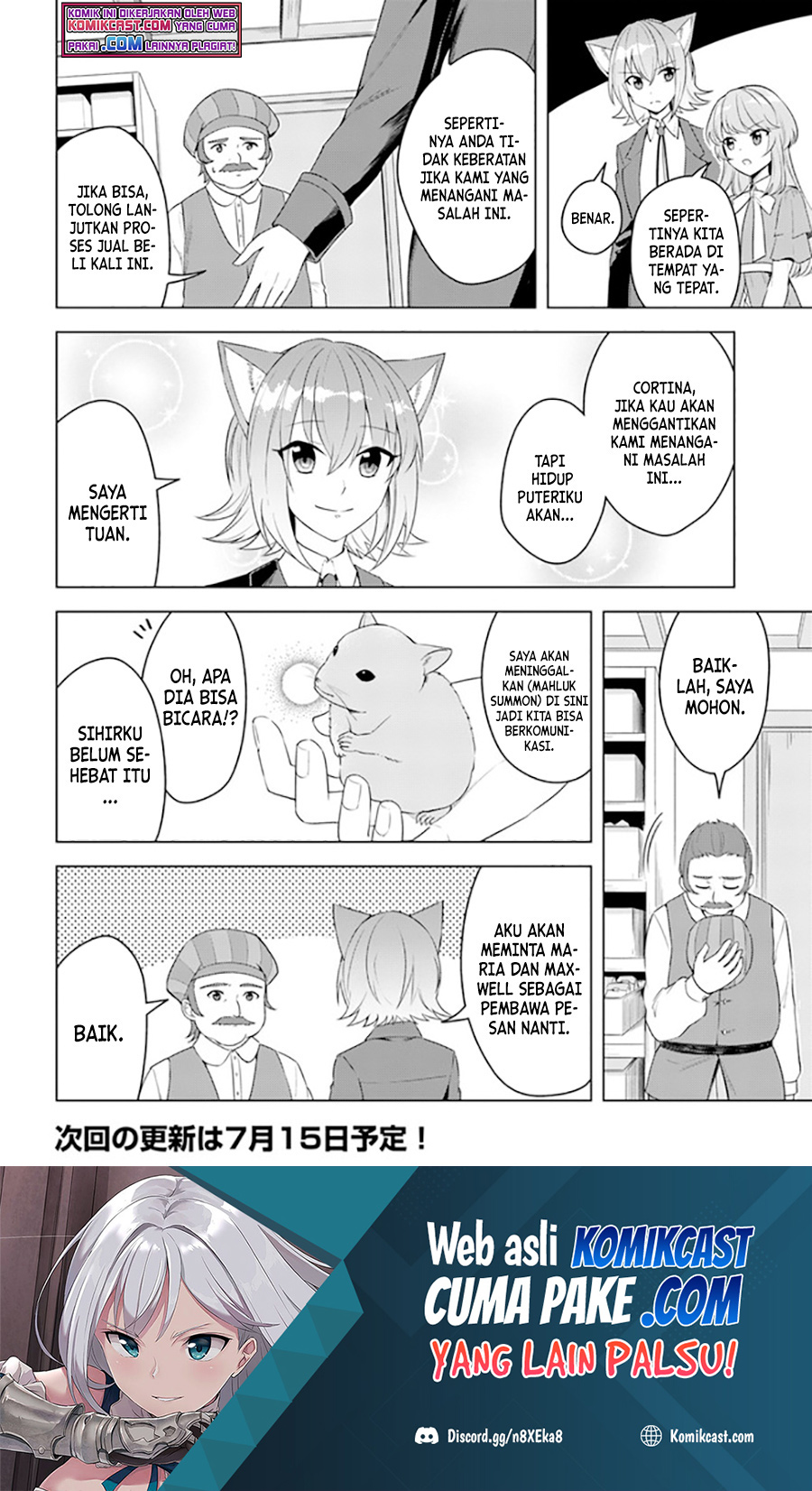 Eiyū no Musume to Shite Umarekawatta Eiyū wa Futatabi Eiyū o Mezasu Chapter 20.1 Bahasa Indonesia