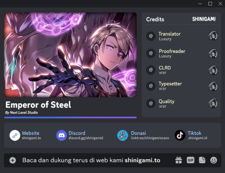 Emperor Of Steel Chapter 44 Bahasa Indonesia