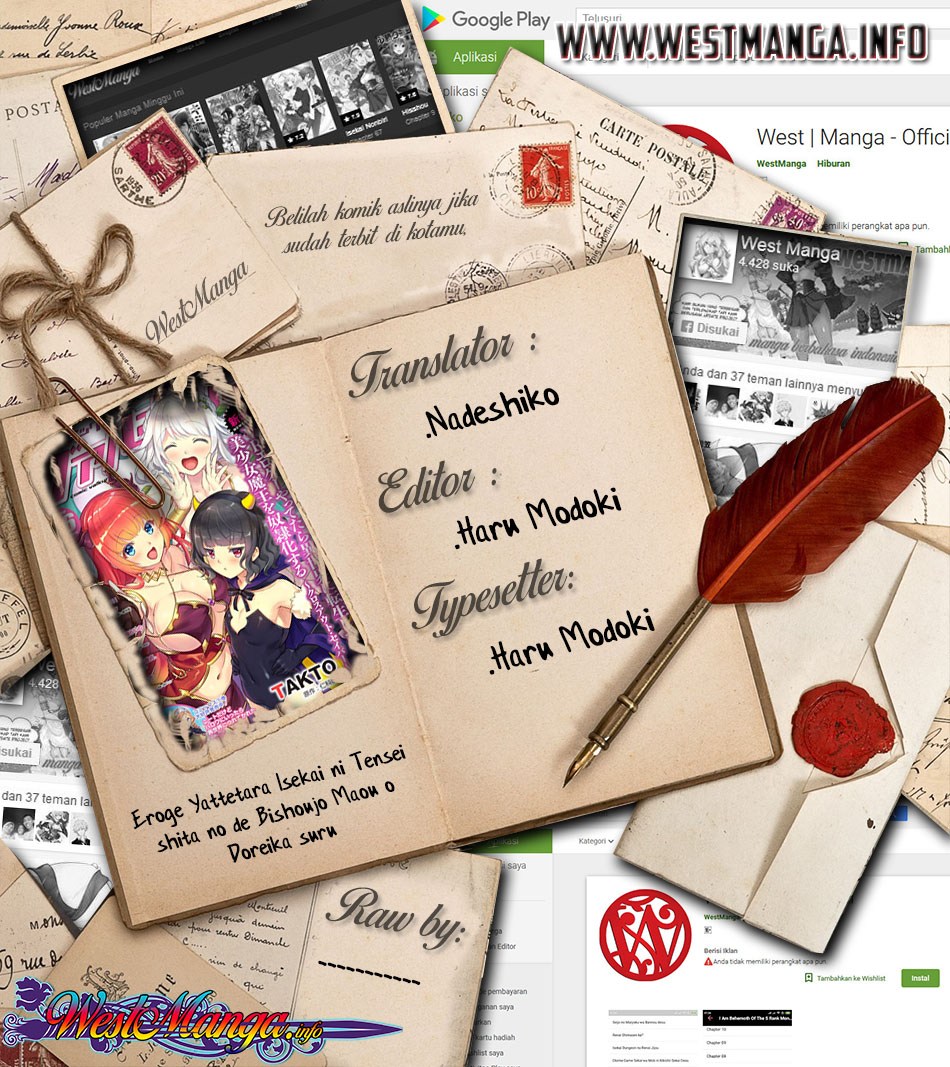 Eroge Yattetara Isekai ni Tensei shita no de Bishoujo Maou o Doreika suru Chapter 05 Bahasa Indonesia