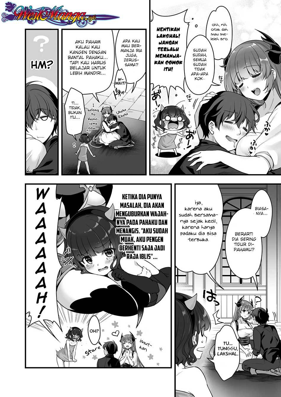 Eroge Yattetara Isekai ni Tensei shita no de Bishoujo Maou o Doreika suru Chapter 05 Bahasa Indonesia