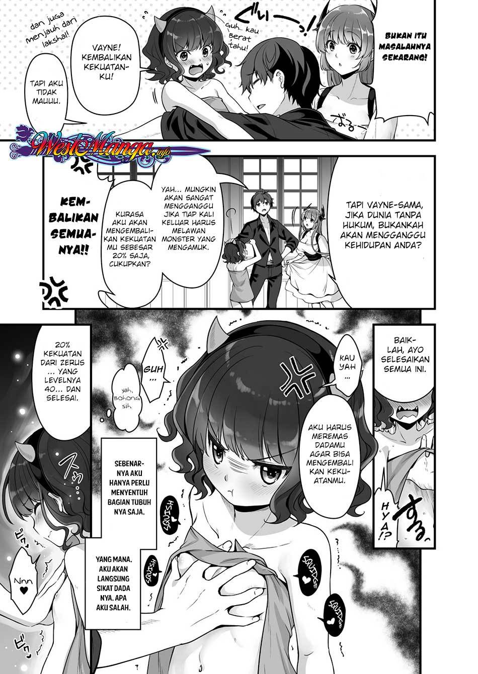 Eroge Yattetara Isekai ni Tensei shita no de Bishoujo Maou o Doreika suru Chapter 05 Bahasa Indonesia