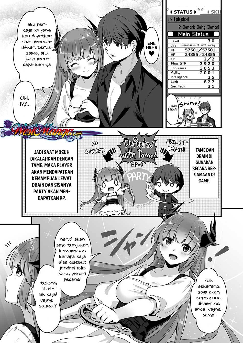 Eroge Yattetara Isekai ni Tensei shita no de Bishoujo Maou o Doreika suru Chapter 05 Bahasa Indonesia