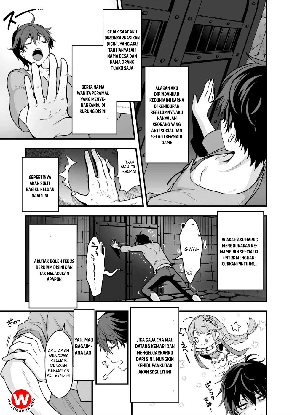 Eroge Yattetara Isekai ni Tensei shita no de Bishoujo Maou o Doreika suru Chapter 02 Bahasa Indonesia