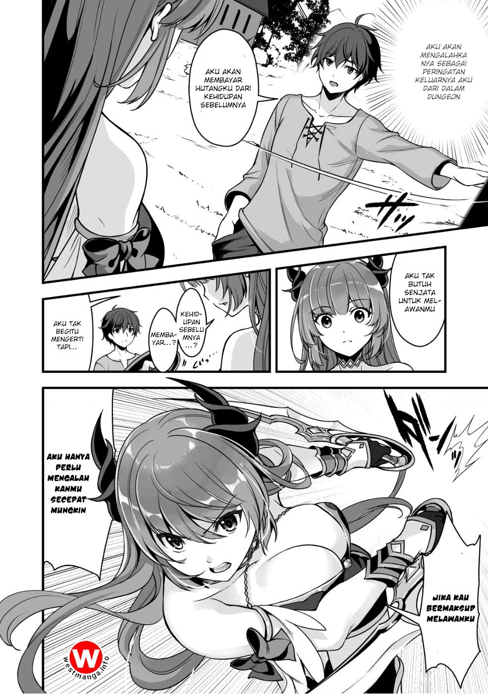 Eroge Yattetara Isekai ni Tensei shita no de Bishoujo Maou o Doreika suru Chapter 02 Bahasa Indonesia