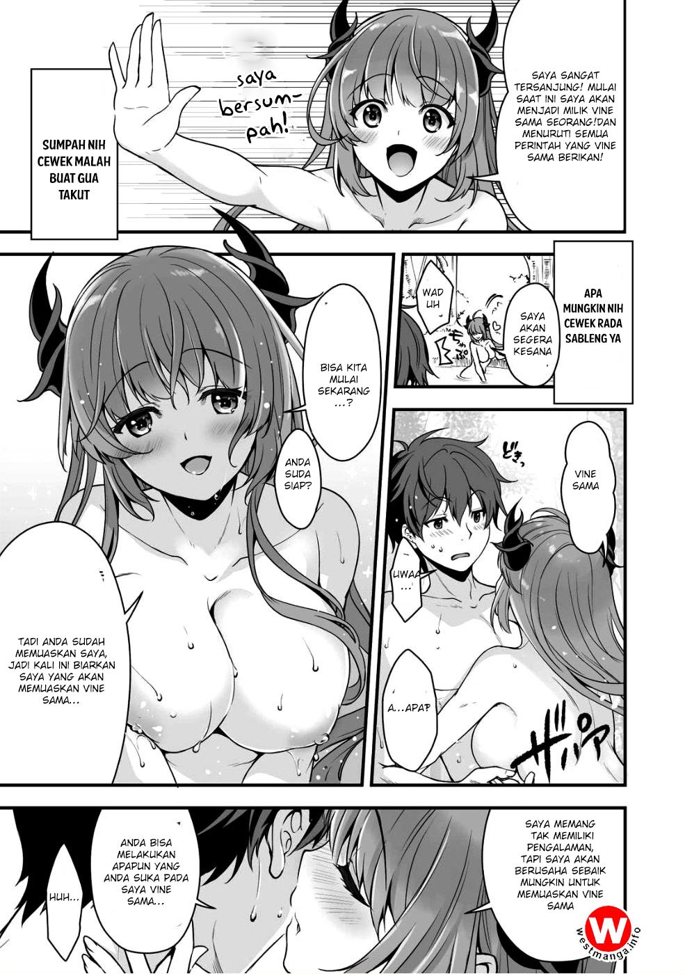 Eroge Yattetara Isekai ni Tensei shita no de Bishoujo Maou o Doreika suru Chapter 02 Bahasa Indonesia
