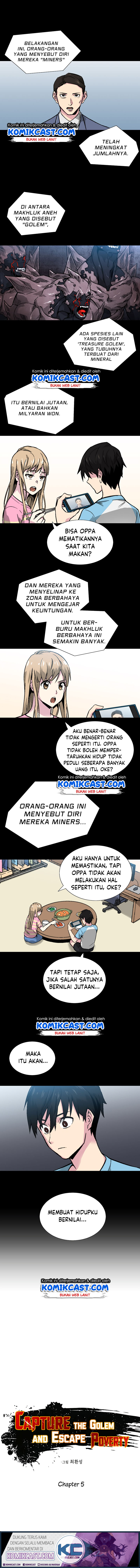 Escape From The Poverty by Catching Golem Chapter 05 Bahasa Indonesia