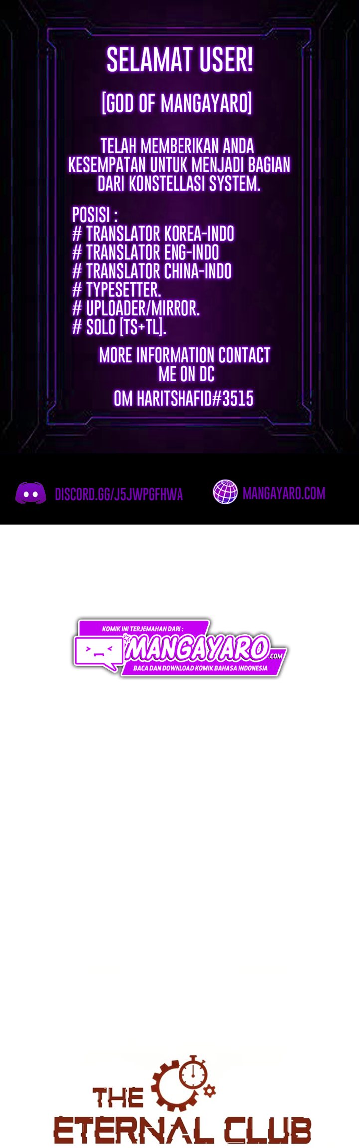 Eternal Club Chapter 93 Bahasa Indonesia