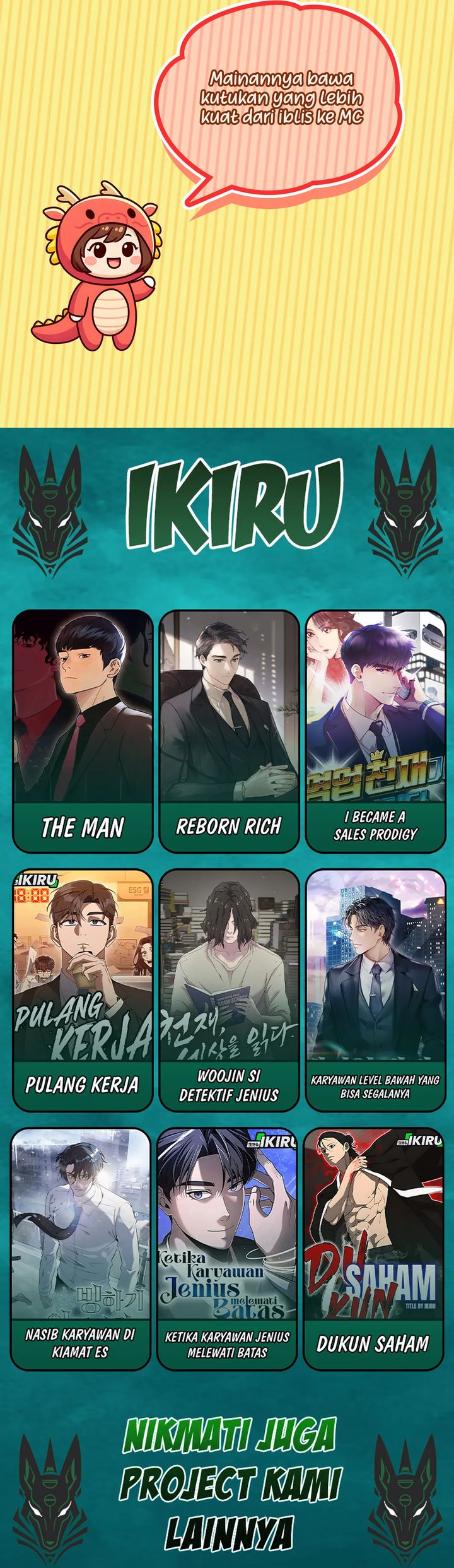 Even the Absolute Being Is a First-Time Dad Chapter 23 Bahasa Indonesia