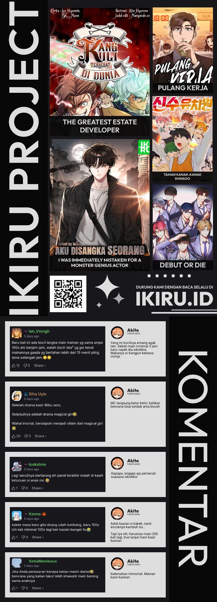 Even the Absolute Being Is a First-Time Dad Chapter 26 Bahasa Indonesia