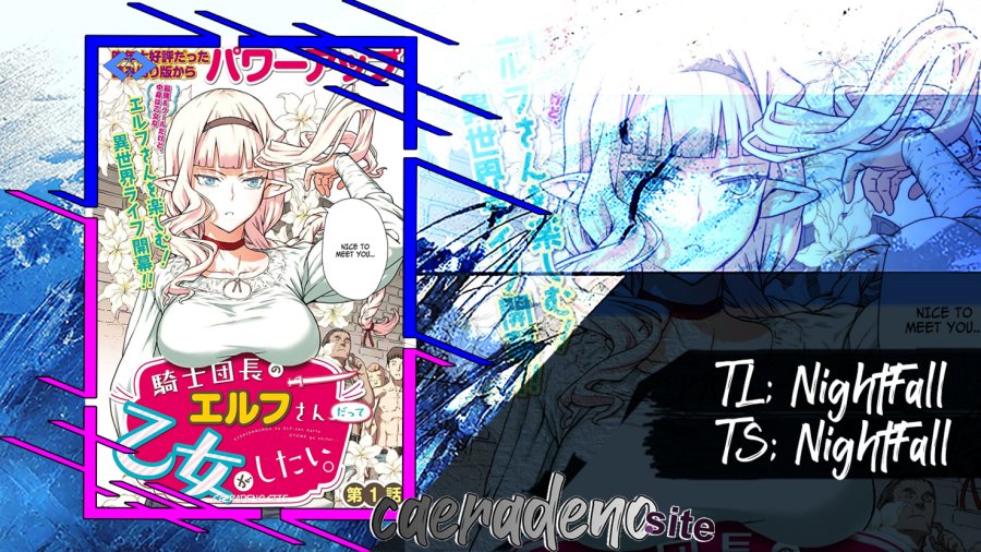 Even the Captain Knight, Miss Elf, Wants to be a Maiden chapter 1