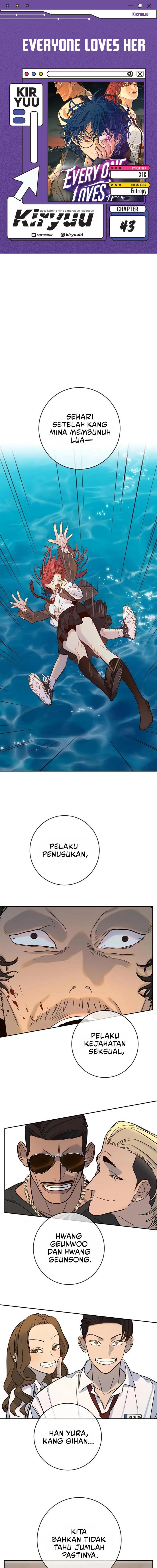 Everyone Loves Her Chapter 43 Bahasa Indonesia
