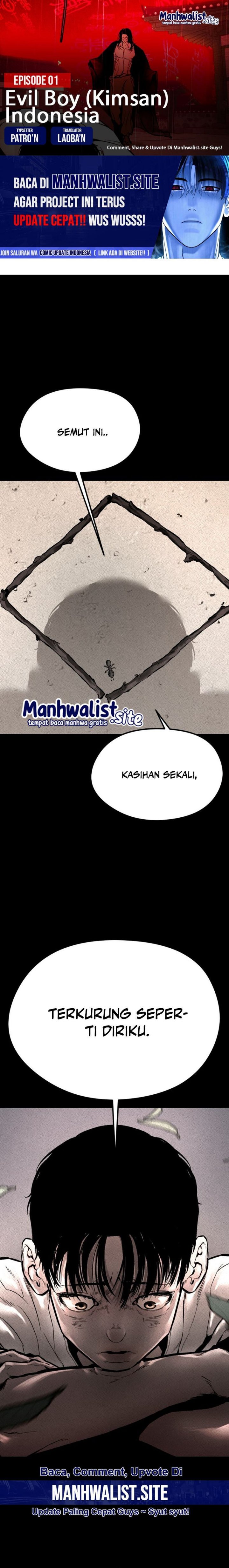 Evil Boy (Kimsan) Chapter 01 Bahasa Indonesia