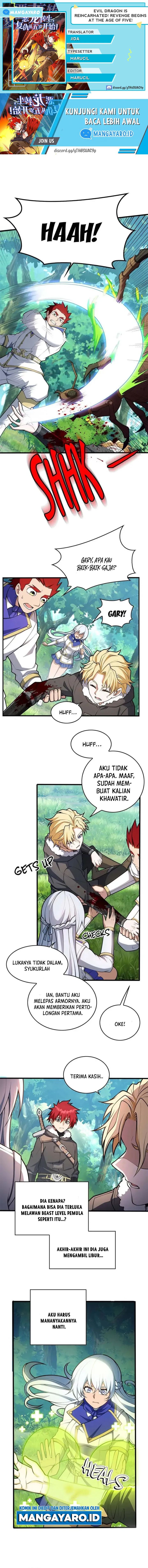 Evil Dragon Is Reincarnated! Revenge Begins at the Age of Five! Chapter 40 Bahasa Indonesia