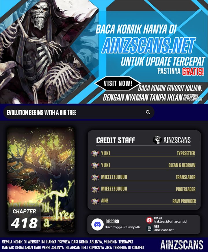 Evolution Begins With A Big Tree chapter 418