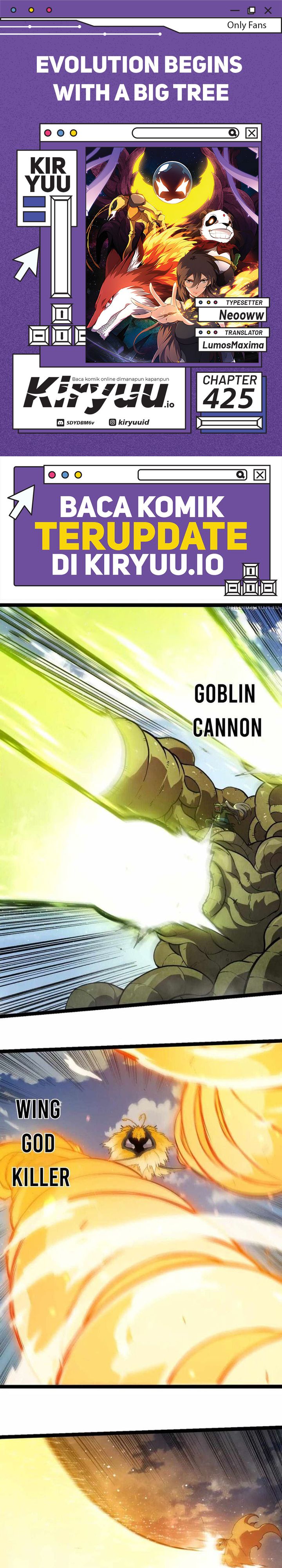 Evolution Begins With A Big Tree chapter 425