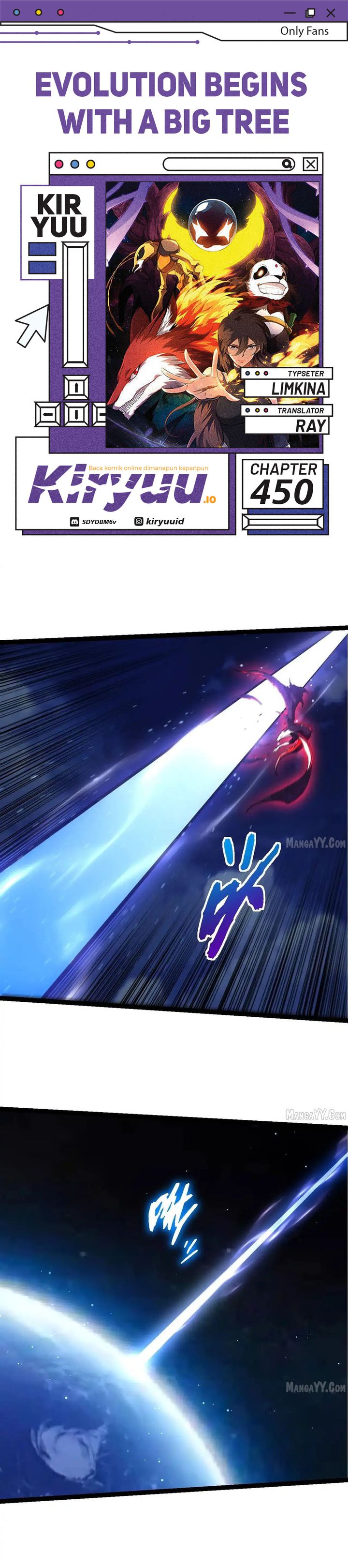 Evolution Begins With A Big Tree chapter 450