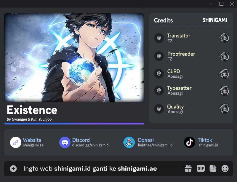 Existence Chapter 62 Bahasa Indonesia