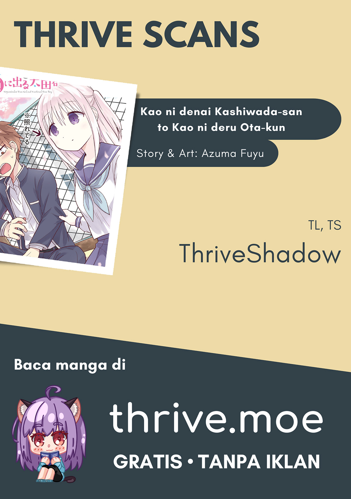 Expressionless Face Girl and Emotional Face Boy Chapter 24 Bahasa Indonesia