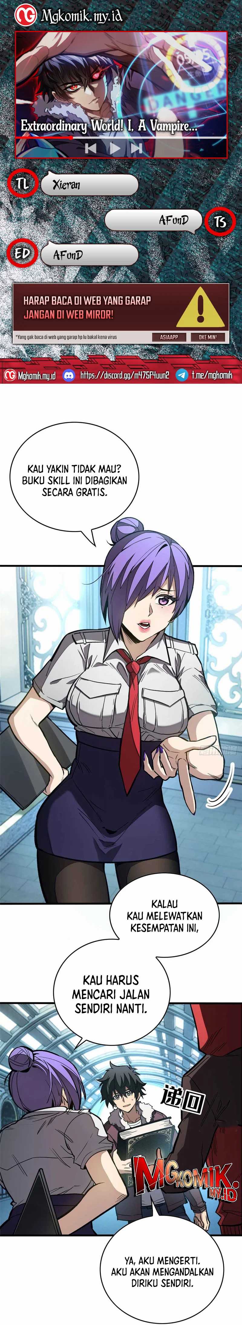 Extraordinary World?! Me… A Vampire?! chapter 4