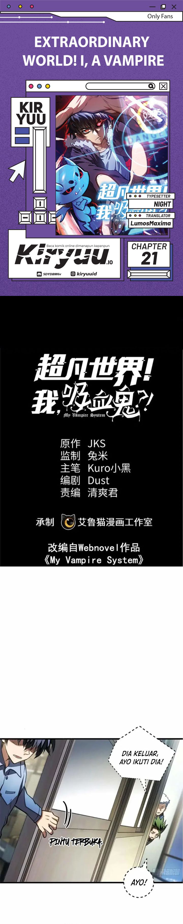 Extraordinary World?! Me… A Vampire?! chapter 21