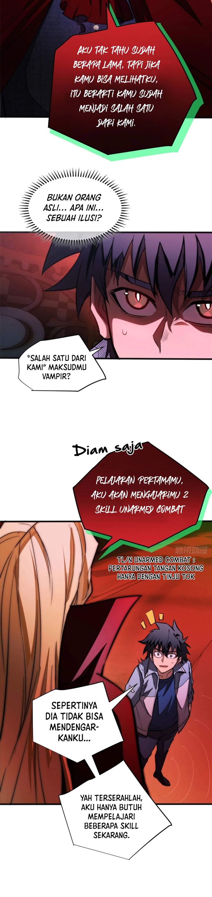 Extraordinary World?! Me… A Vampire?! Chapter 27 Bahasa Indonesia