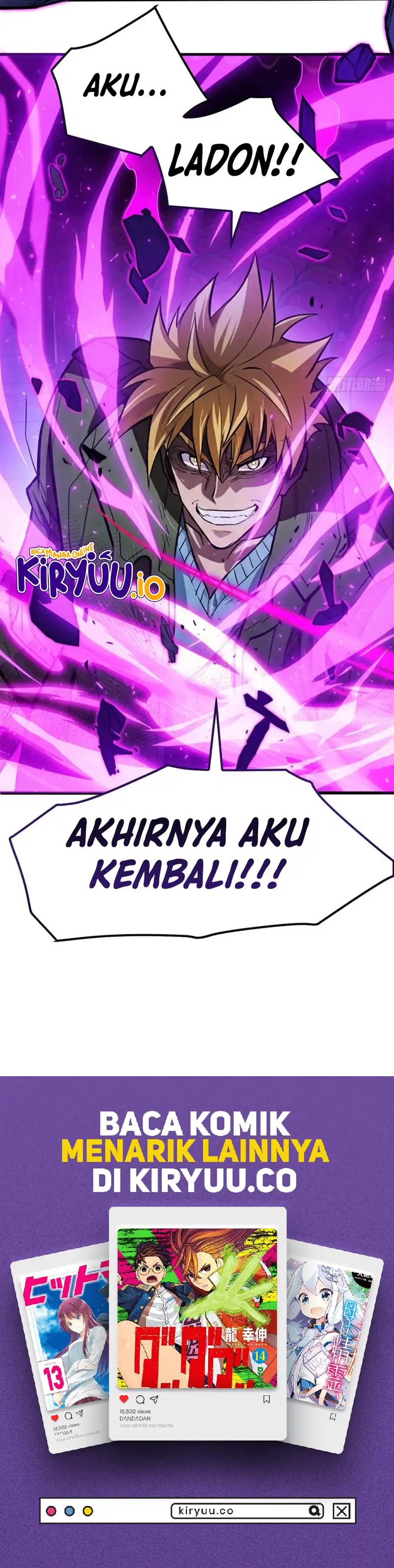 Extraordinary World?! Me… A Vampire?! Chapter 28 Bahasa Indonesia