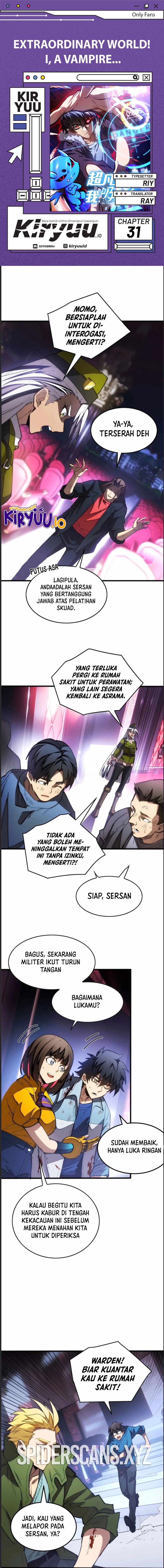 Extraordinary World?! Me… A Vampire?! Chapter 31 Bahasa Indonesia