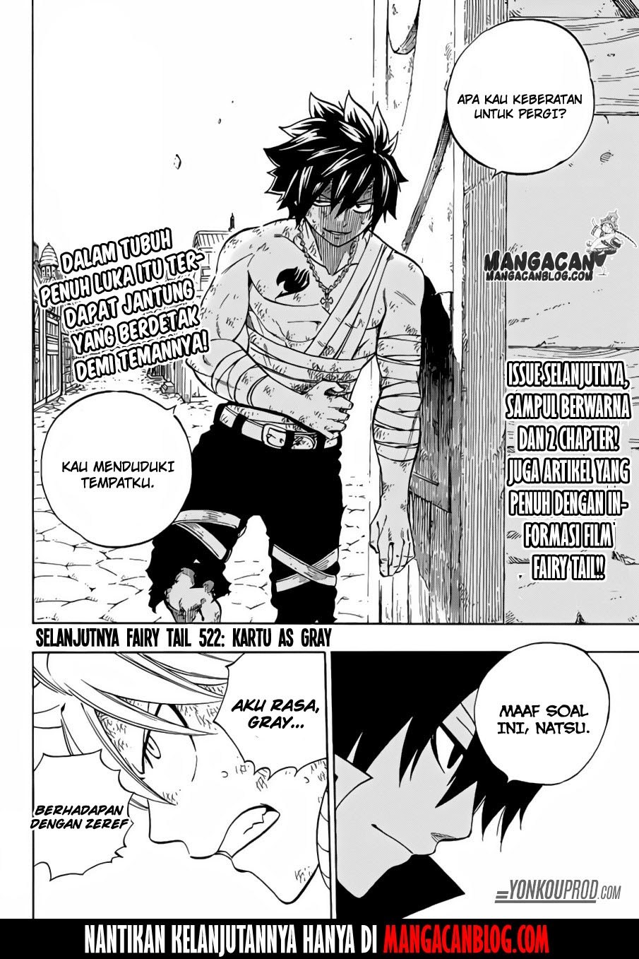 Fairy Tail Chapter 521 Bahasa Indonesia