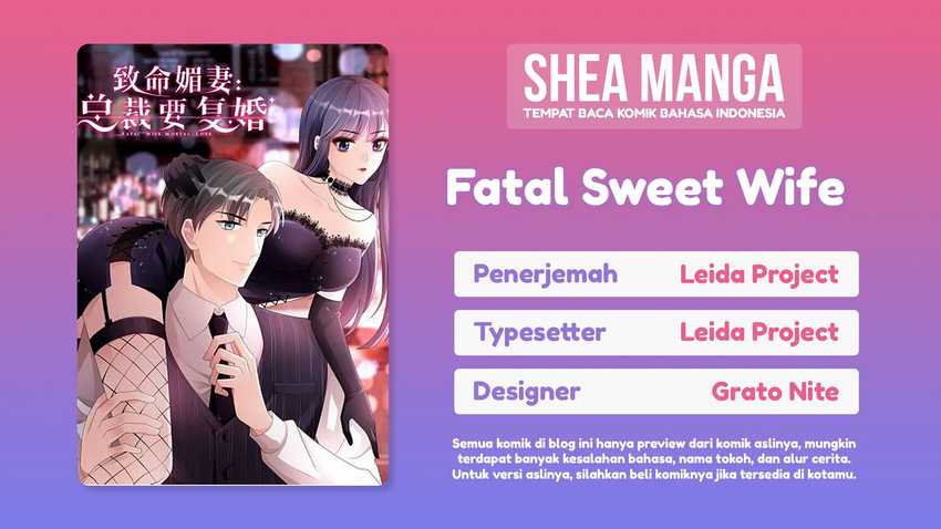 Fatal Sweet Wife: The President Wants To Remarry chapter 2