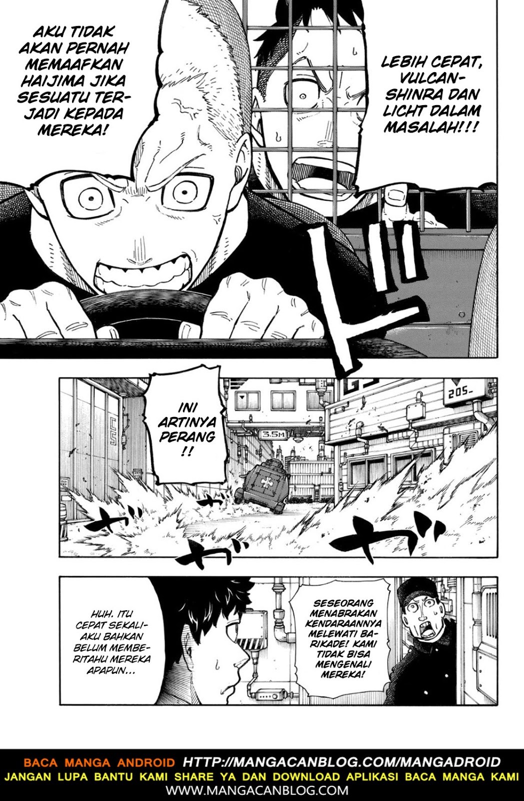 Fire Brigade of Flame Chapter 136 Bahasa Indonesia