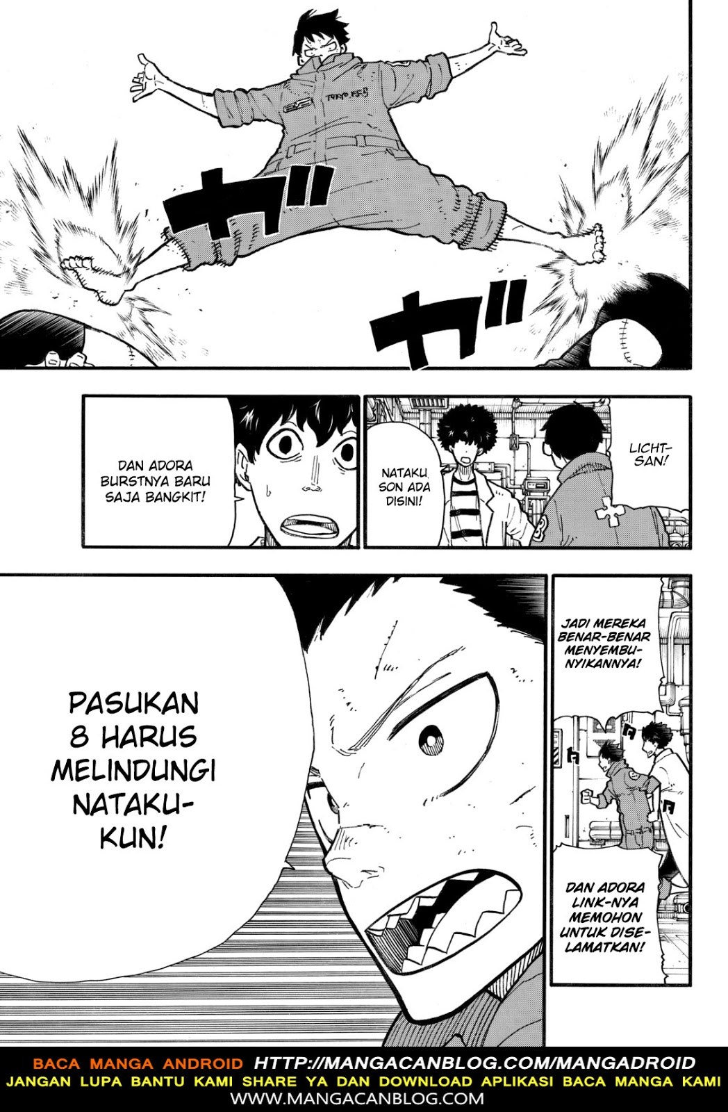 Fire Brigade of Flame Chapter 136 Bahasa Indonesia