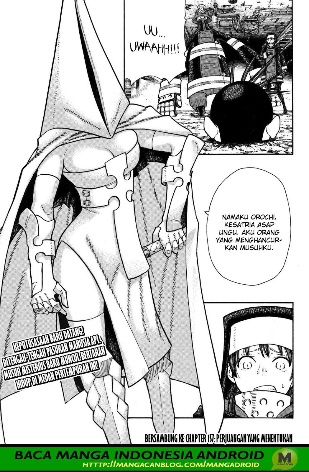 Fire Brigade of Flame Chapter 156 Bahasa Indonesia