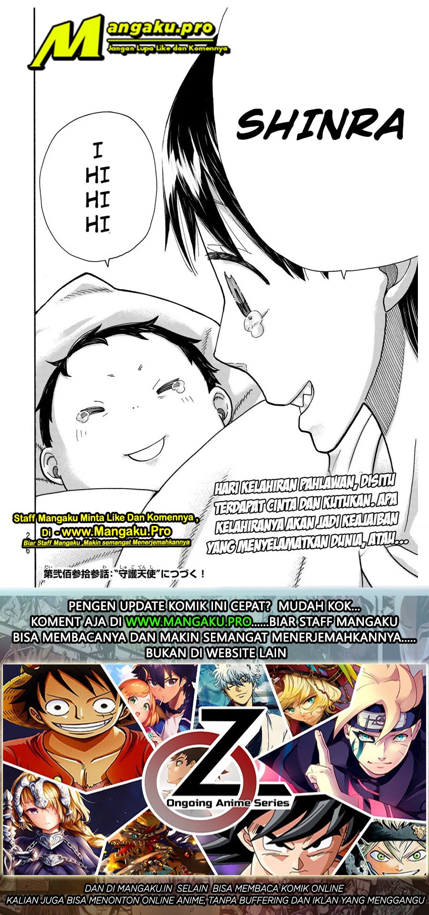 Fire Brigade of Flame Chapter 232 Bahasa Indonesia