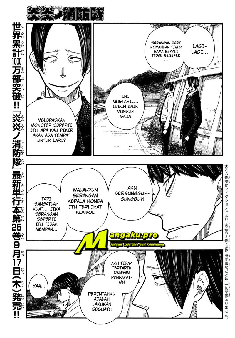 Fire Brigade of Flame Chapter 235 Bahasa Indonesia