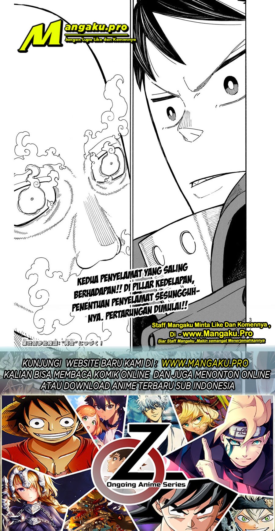 Fire Brigade of Flame Chapter 235 Bahasa Indonesia