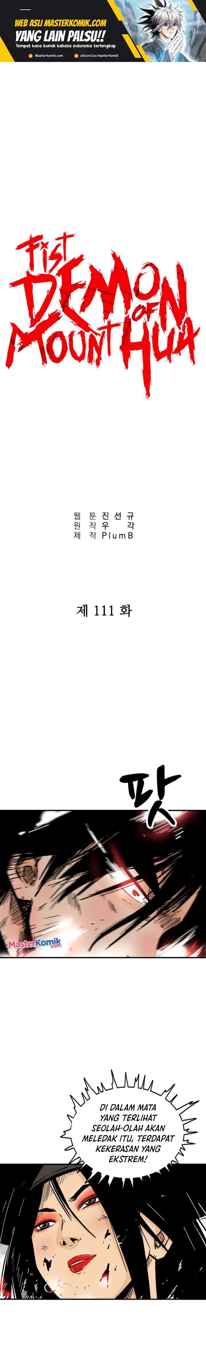 Fist Demon Of Mount Hua chapter 111