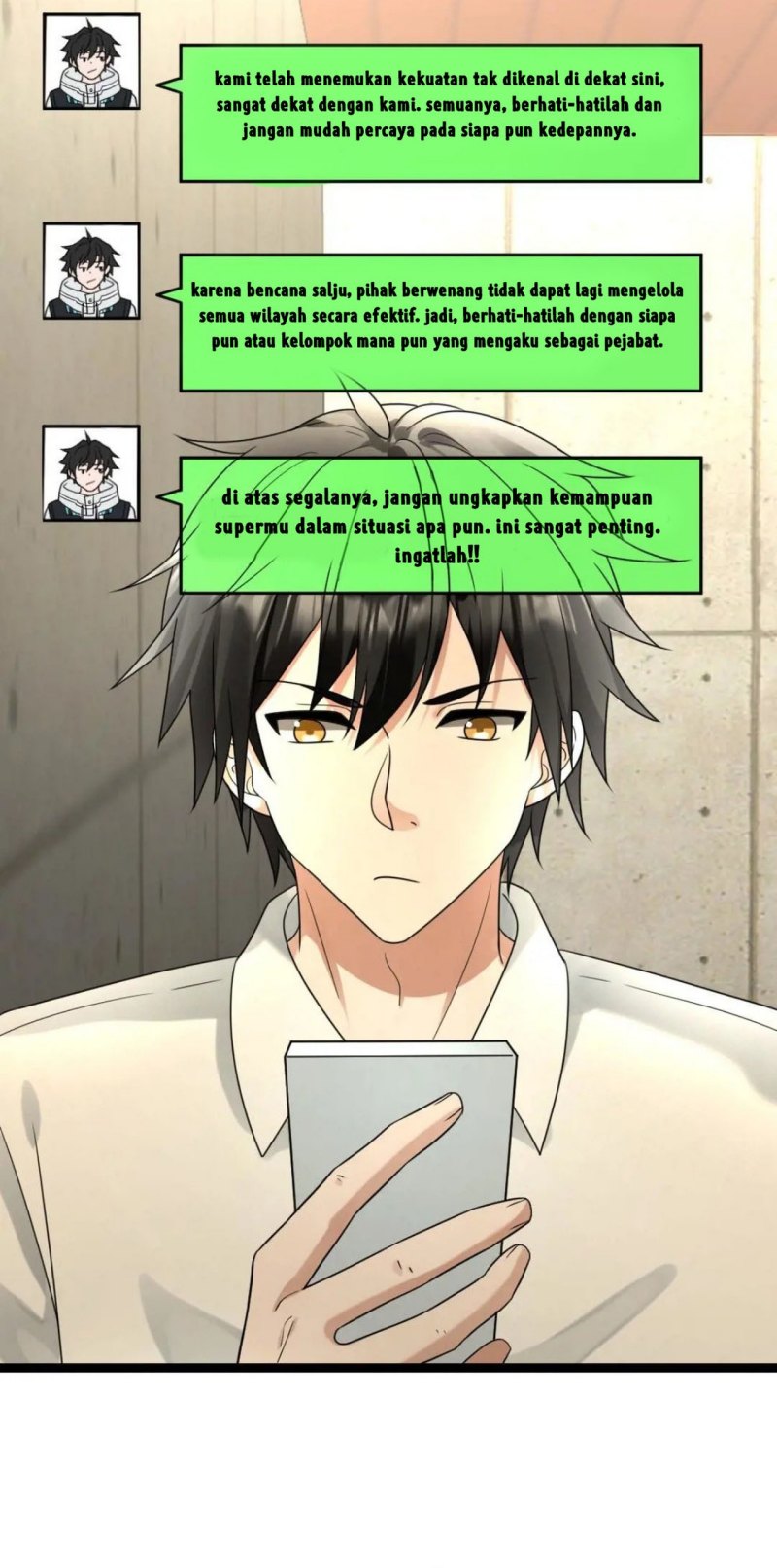 Freezing The World: I Built A Doomsday Safehouse Chapter 179 Bahasa Indonesia