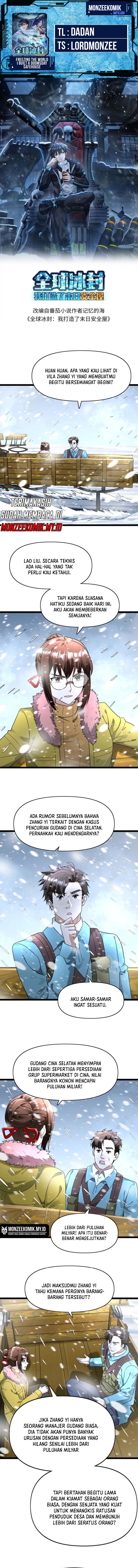 Freezing The World: I Built A Doomsday Safehouse Chapter 185 Bahasa Indonesia
