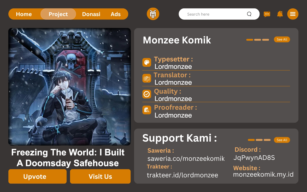 Freezing The World: I Built A Doomsday Safehouse Chapter 316 Bahasa Indonesia