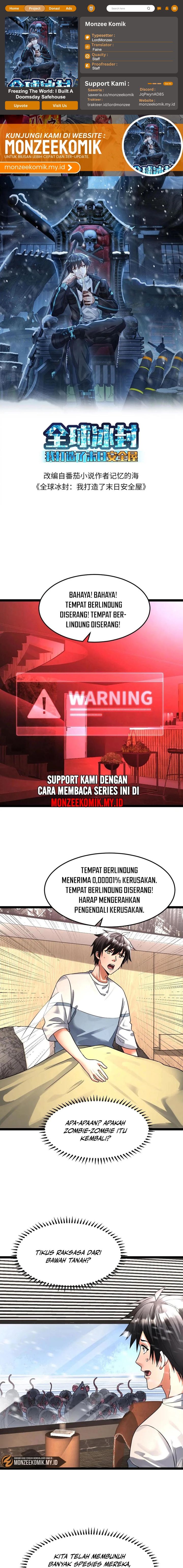 Freezing The World: I Built A Doomsday Safehouse Chapter 363 Bahasa Indonesia