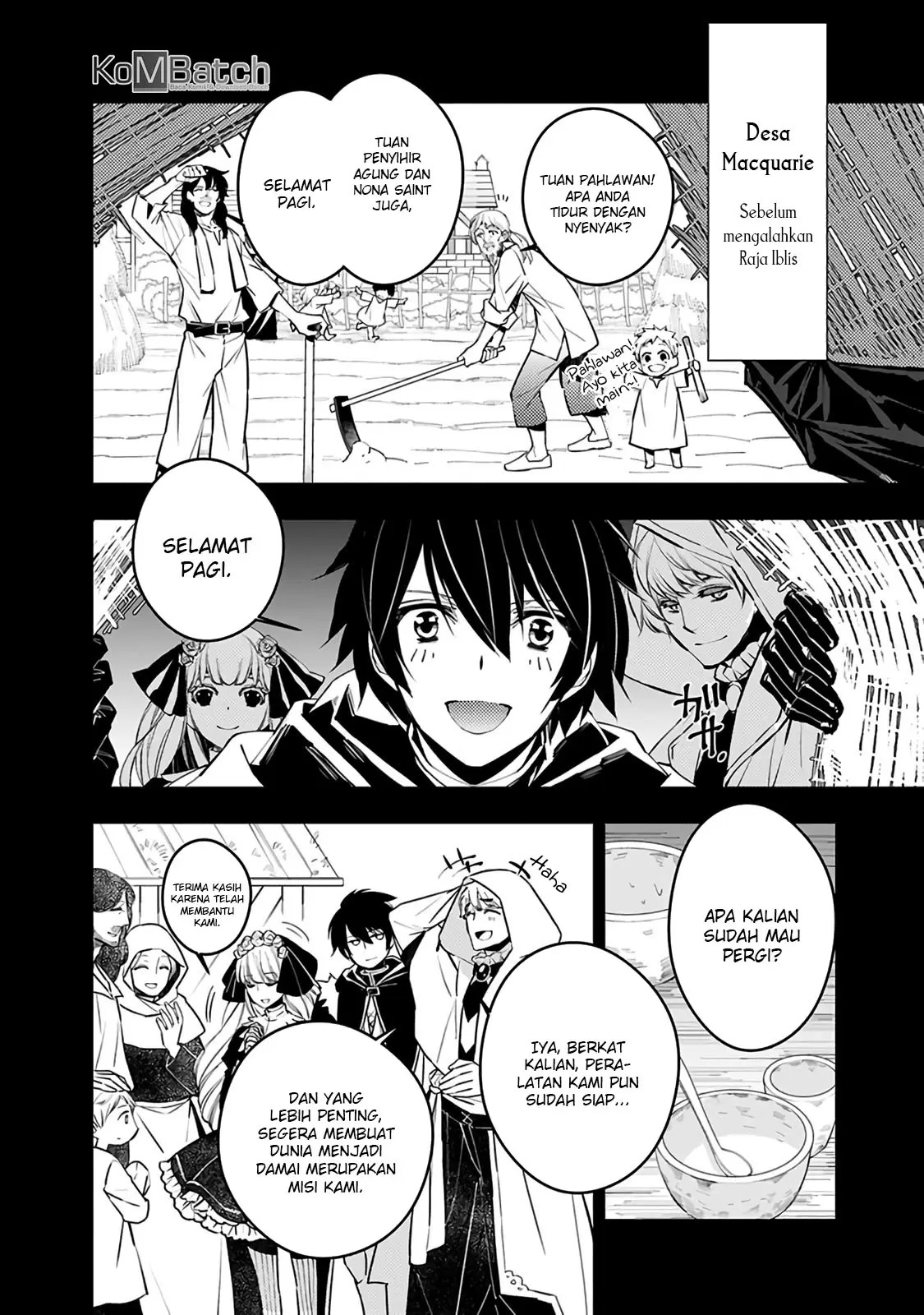 Fukushuu o Koinegau Saikyou Yuusha wa, Yami no Chikara de Senmetsu Musou Suru Chapter 03.2 Bahasa Indonesia