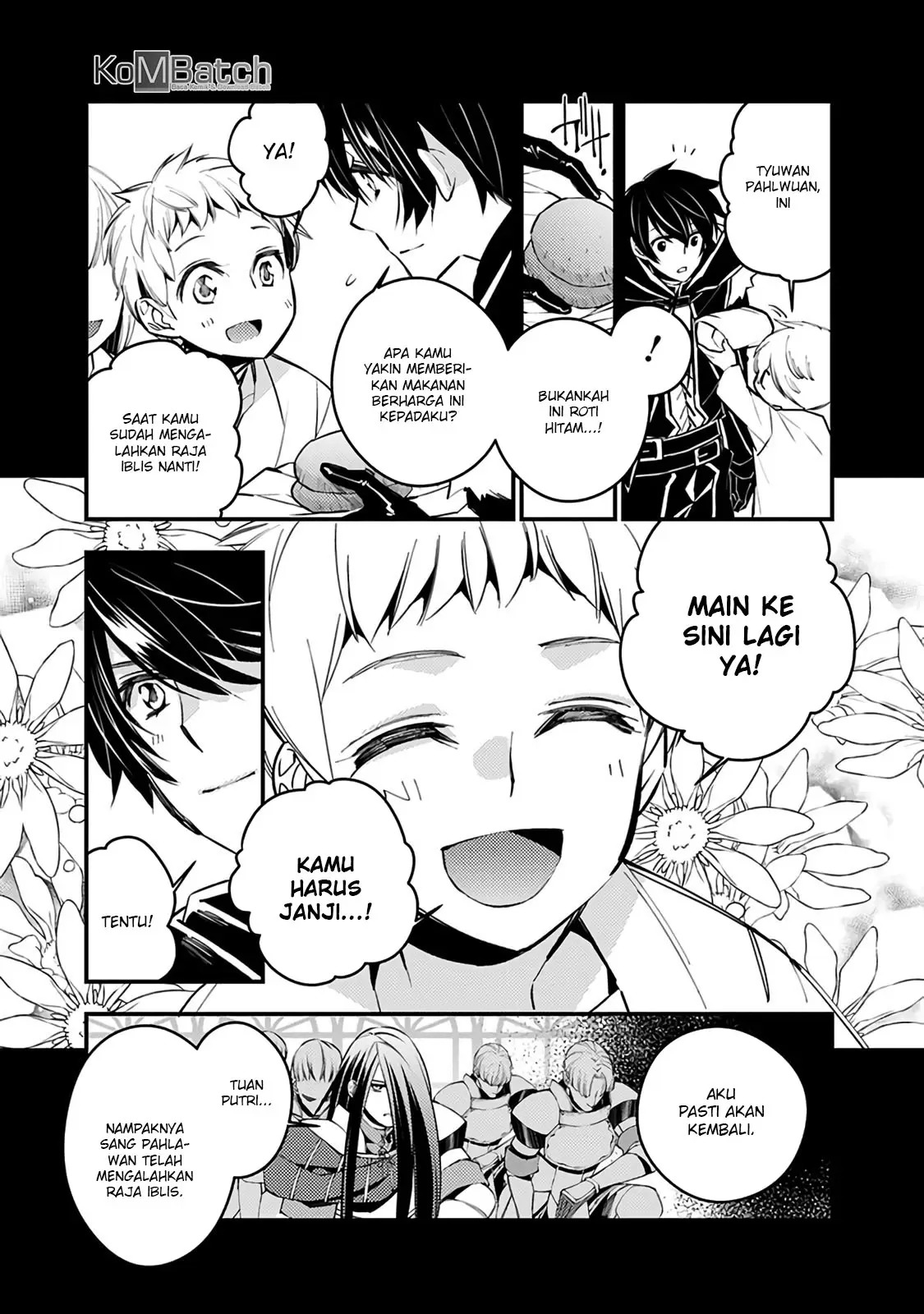 Fukushuu o Koinegau Saikyou Yuusha wa, Yami no Chikara de Senmetsu Musou Suru Chapter 03.2 Bahasa Indonesia