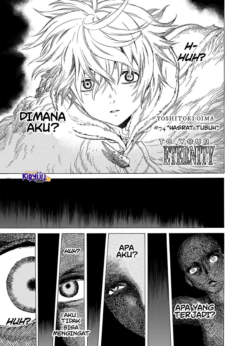 Fumetsu no Anata e Chapter 74 Bahasa Indonesia